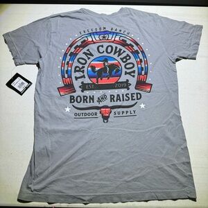 NWT FREEDOM RANCH IRON HORSE T-SHIRT SZ MEDIUM M